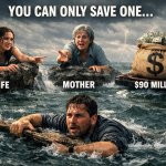 you can only save one