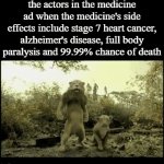 it's probably nothing | the actors in the medicine ad when the medicine's side effects include stage 7 heart cancer, alzheimer's disease, full body paralysis and 99.99% chance of death | image tagged in gifs,funny,actors,lions,goofy ahh,random tag i decided to put | made w/ Imgflip video-to-gif maker