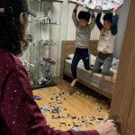 My Lego art Millennium Falcon destroyed by my kids