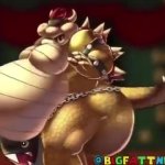 Fat Farting Bowser GIF Template