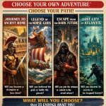 Choose Your Own Adventure, history, mythology, futurism, futuris