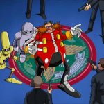 robotnik at gun point