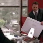 Destroy computer GIF Template