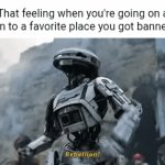 Vacation | That feeling when you're going on a vacation to a favorite place you got banned from: | image tagged in gifs,vacation,memes,banned,blank white template,place | made w/ Imgflip video-to-gif maker
