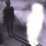 light man overshadowing black man meme