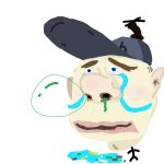 disgusting crying