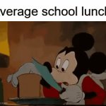 why so smol | Average school lunch: | image tagged in gifs,funny,memes,school | made w/ Imgflip video-to-gif maker