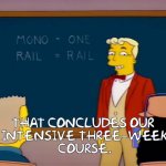 Simpsons Monorail Class