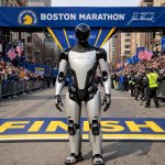 Boston Marathon Tesla’s Optimus robot is heading to the Boston M meme