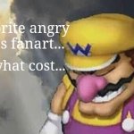 Bubbles........ | My favorite angry bird has fanart... But at what cost... | image tagged in sad wario original,wario,oh wow are you actually reading these tags | made w/ Imgflip meme maker