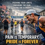 running a marathon is the greatest athletic achievement, pushing