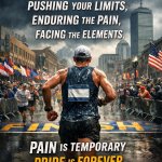running a marathon is the greatest athletic achievement, pushing