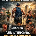 running a marathon is the greatest athletic achievement, pushing