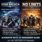 Warhammer 40,000 Alternative rules: https://www.starbreach.com/h