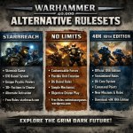 Warhammer 40,000 Alternative rules: https://www.starbreach.com/h