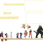 The cooler Aadvik's announcement template meme