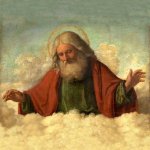 God looking down