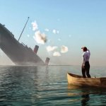 Escape sinking boat