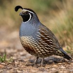 Male Californain Valley Quail into a cartoon drawn in the style meme
