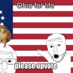is this tuff?????‍❤‍?‍??  asking for a friend please upvote | Ohio for life; please upvote | image tagged in american anti furry flag,remix | made w/ Imgflip meme maker