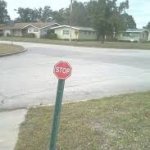 Small Stop Sign