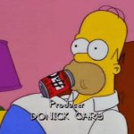 Simpsons Beer GIF Template