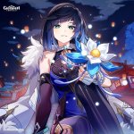 Happy Birthday Yelan (20.04.2026) | image tagged in yelan birthday art 2026,birthday,genshin impact | made w/ Imgflip meme maker