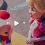 Toad happy, peach above happiness,