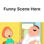 Peter and Lois laughing at what?