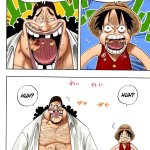 luffy vs blackbeard pie