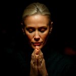 Praying woman