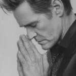 Jim Carrey praying