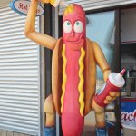 Hot dog weiner stand up