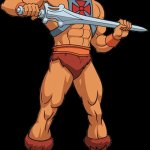 He man draw the sword png