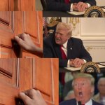 knock knock joke trump meme