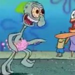squidward laughing