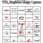 TF2_Engineer's bingo | I suck | image tagged in tf2_engineer's bingo | made w/ Imgflip meme maker
