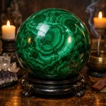 Malachite sphere