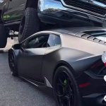 Truck lambo incident