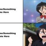 Rukia's reactions meme