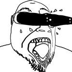 Wojak with his eyes popping