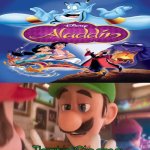 Luigi Calls Aladdin (1992) Cinema | image tagged in luigi calls what movie cinema,super mario,nintendo,disney,aladdin,memes | made w/ Imgflip meme maker