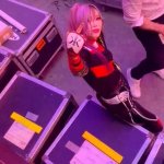 Kairi Sane Flipping Middle Finger