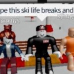 Ski life meme