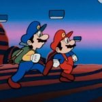 Mario and Luigi travel to the Mushroom Kingdom meme