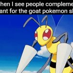 Lilligant. | Me when I see people complementing Lilligant for the goat pokemon she is. | image tagged in gifs,pokemon | made w/ Imgflip video-to-gif maker