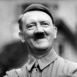 Hitler smiling