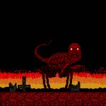 RED staring at you meme