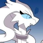 Verita the Reshiram happy