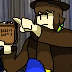 Clover pointing meme